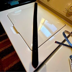 #2 Black Ultra Suede Hobby Horse Belt size 26